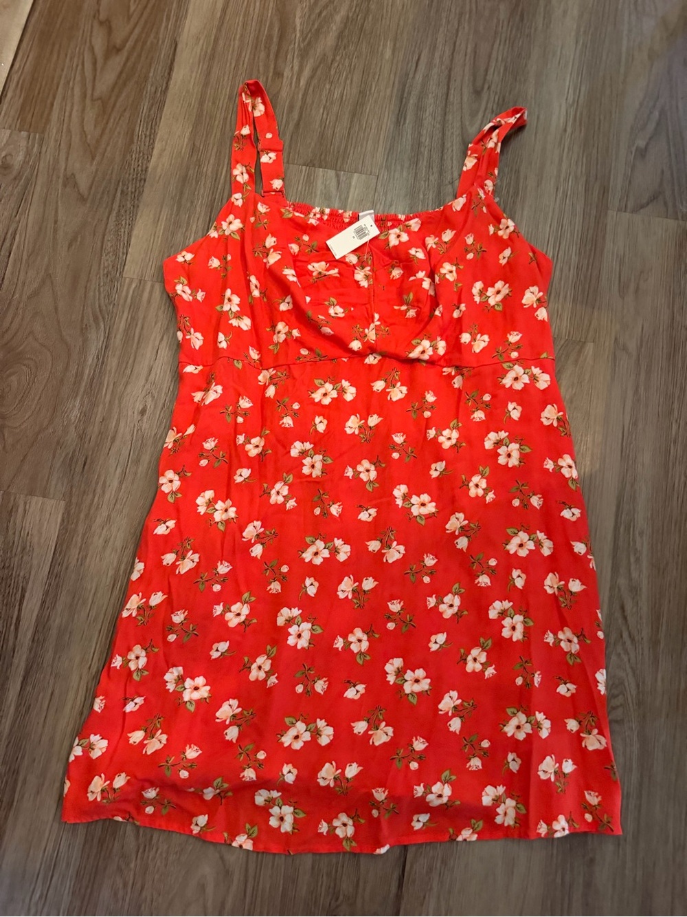 Old Navy Red Floral Camisole Dress
